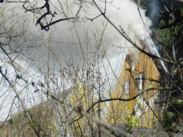 Pożar w Karpaczu Dolnym