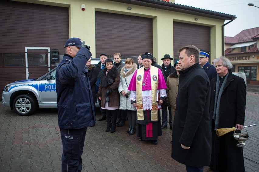 Minister Mariusz Błaszczak otworzył Posterunek Policji w Zakliczynie