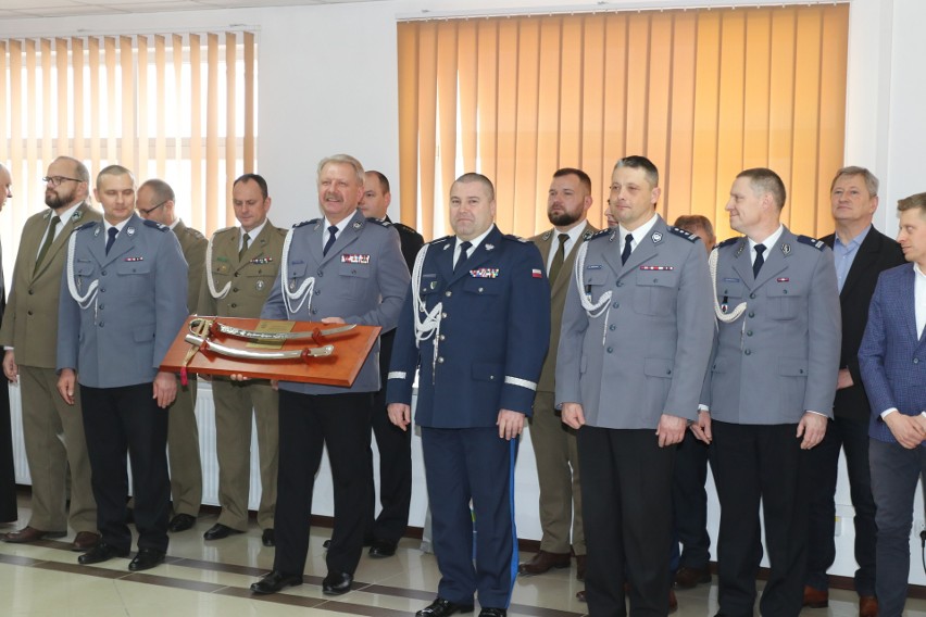 Pożegnanie Komendanta Powiatowego Policji w Augustowie (zdjęcia)