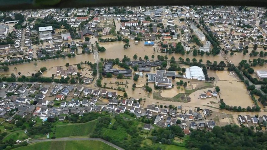 Pogodowy koszmar w Niemczech, Belgii, Holandii i Szwajcarii [ZDJĘCIA] [WIDEO] Potężne ulewy i powodzie, ponad sto ofiar śmiertelnych
