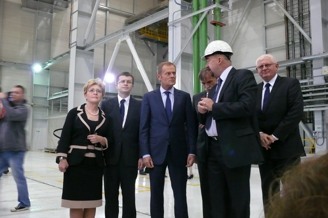 Donald Tusk odwiedził Elektrownię Bełchatów