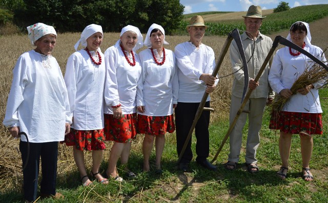 Żniwna "grupa rekonstrukcyjna" z Ostrowa