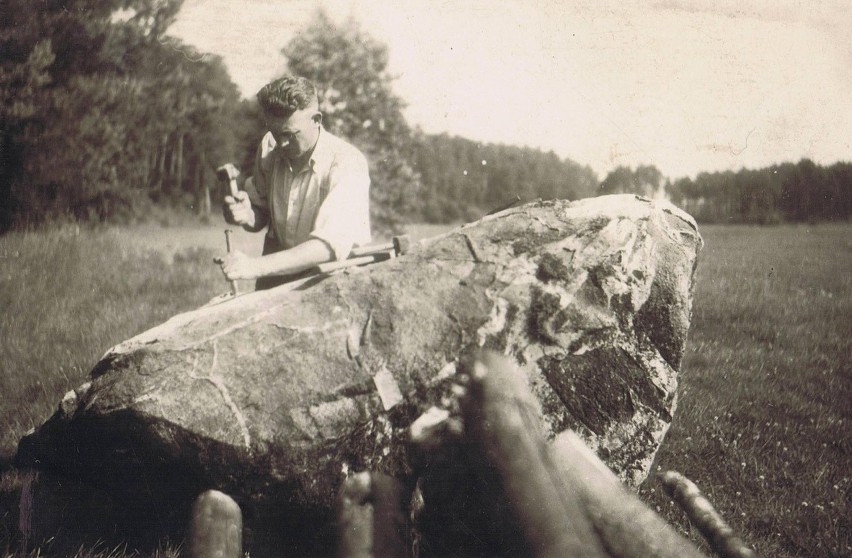 Chłopiec z Koronowa odnalazł pomnik z 1942 roku