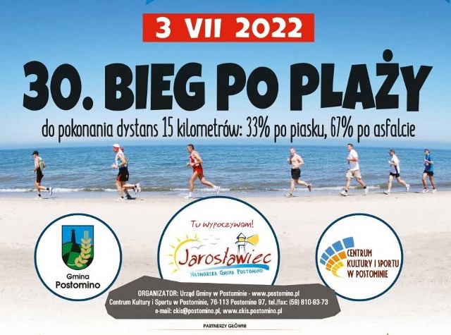Impreza w Jarosławcu potrwa dwa dni. Bieg po plaży odbędzie się 3 lipca 2022.