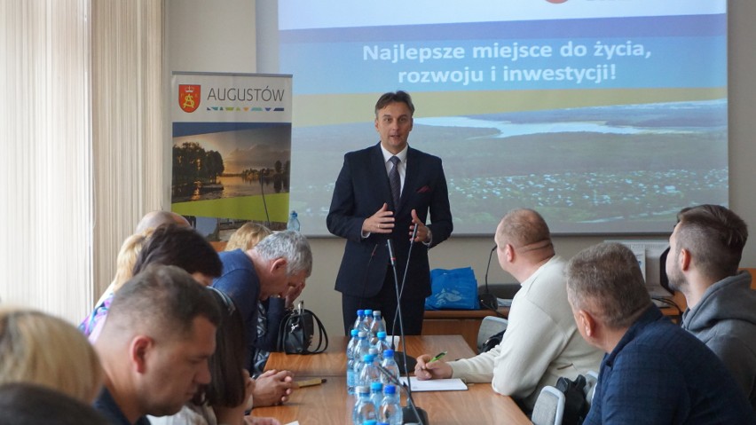 Spotkanie z burmistrzem Augustowa - Wojciechem Walulikiem