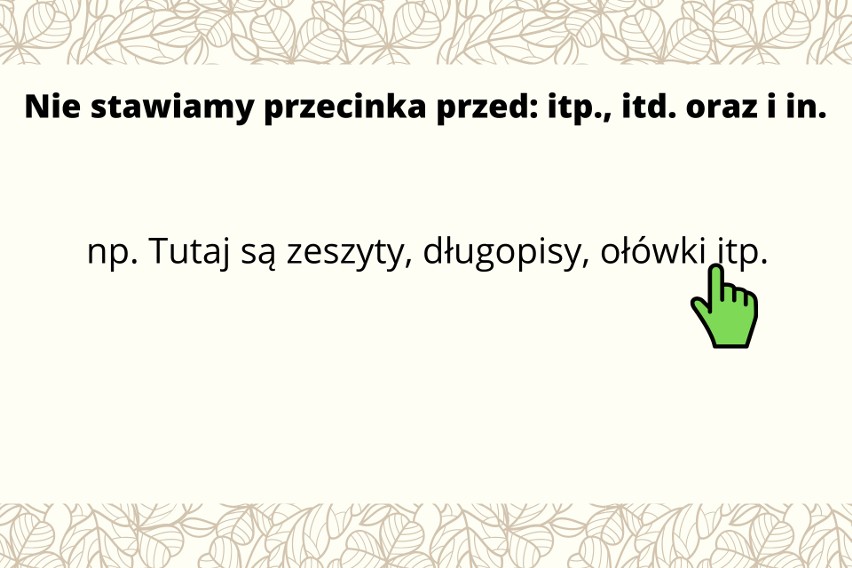 sytuacja wygląda tak jak powyżej, a więc piszemy oba skróty:...