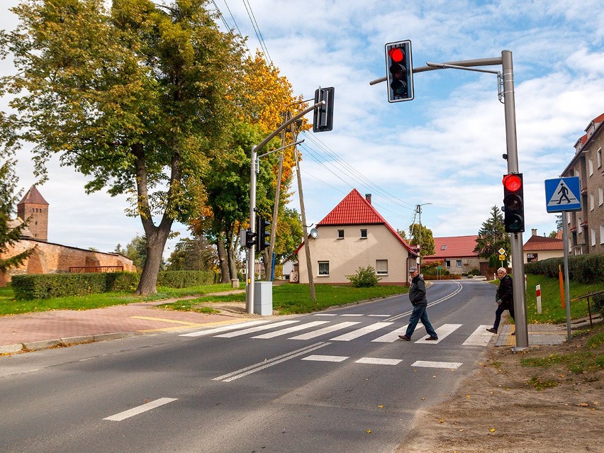 Przejście dla pieszych przy ulicy Wałowej w Byczynie jest...