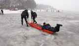 Jezioro Kamienne. Śmiertelny wypadek na tafli lodu