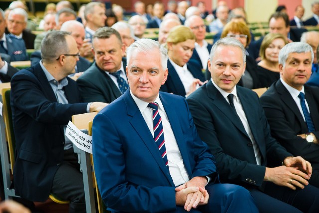 Jarosław Gowin pojawił się na inauguracji roku akademickiego Politechniki Białostockiej