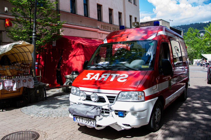 W piątek na Krupówkach rozstawiony został już namiot, gdzie...