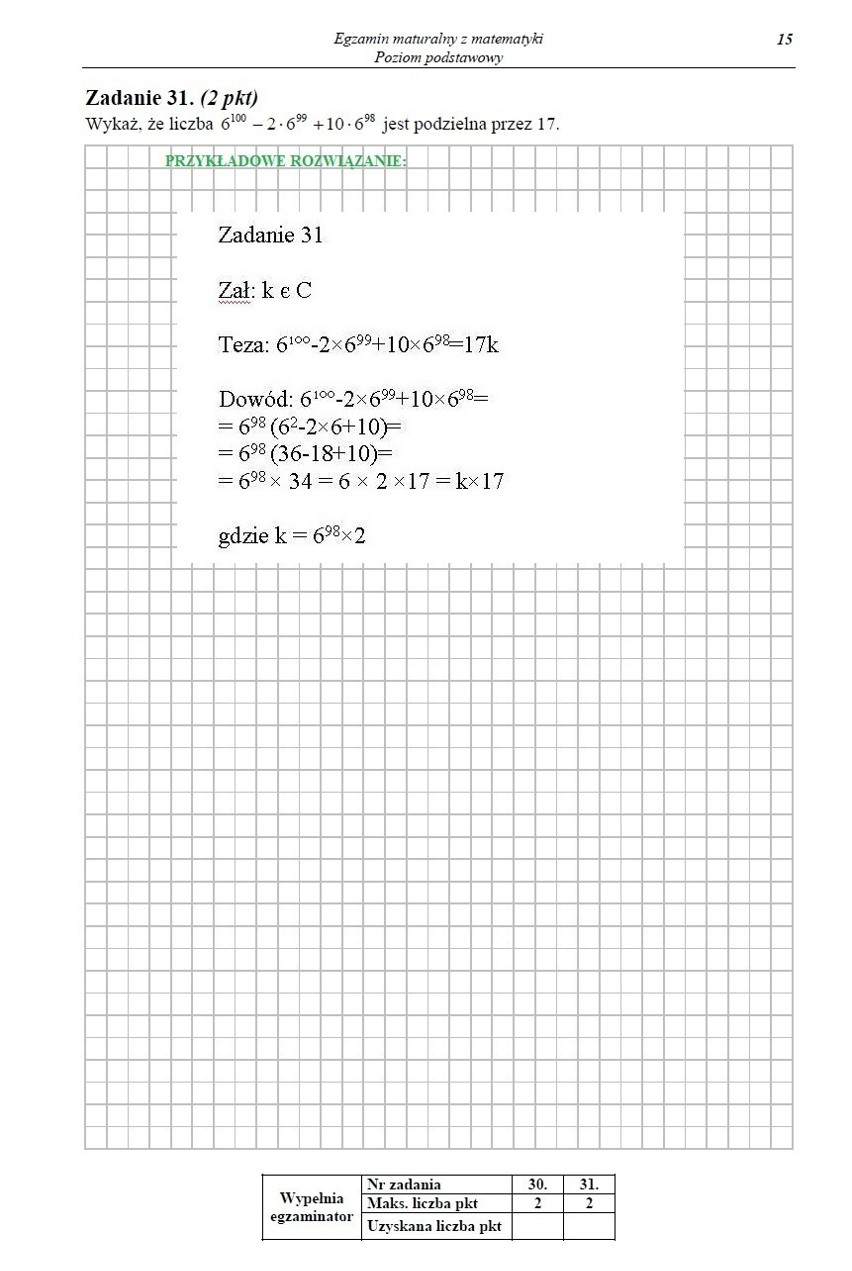 MATURA 2013 z CKE. Matematyka - poziom podstawowy [ARKUSZE, ODPOWIEDZI]