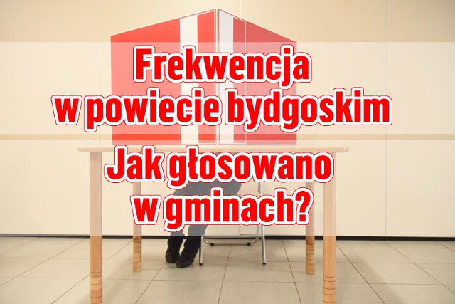 Podajemy frekwencję z godz. 12.00. Zobacz, jak głosowano w bydgoskich gminach. Podajemy kolejność od najniższego do najwyższego wyniku.