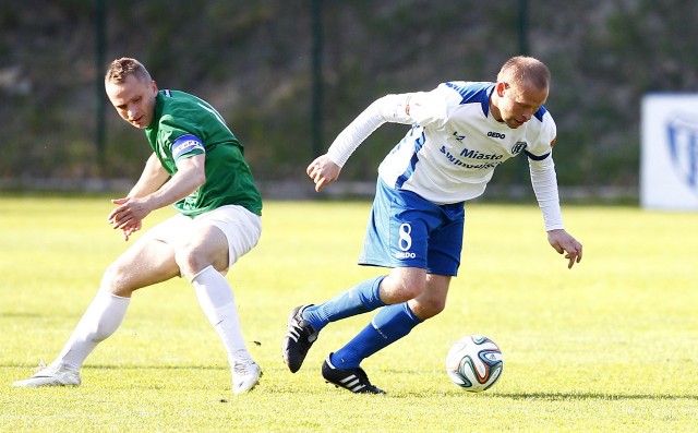 Marek Niewiada zdobył bramkę dla Floty na 1:0.