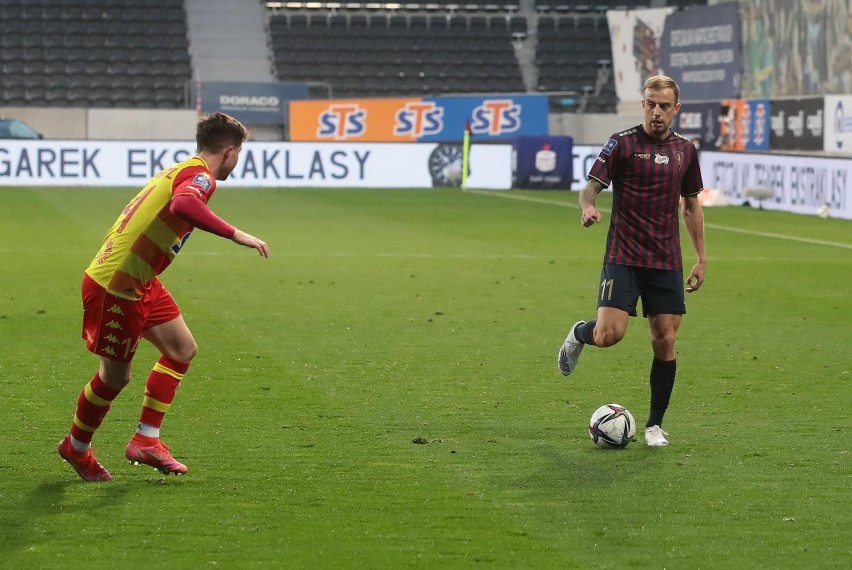 Kamil Grosicki w meczu Pogoni z Jagiellonią Białystok