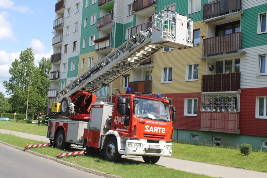 Strażacy weszli do złego mieszkania, bo desperat pomylił adresy...