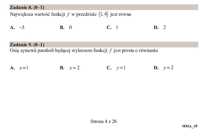 Zobacz zadania i odpowiedzi do arkusza z matury 2020 z...