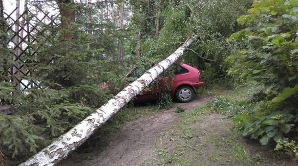 Burze z gradem i tornado na Warmii i Mazurach. Prognoza...