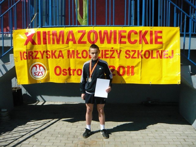 Michał Pałgan, uczeń klasy V b z PSP numer 1 w Przysusze został wicemistrzem Mazowsza w biegu na 1000 metrów.
