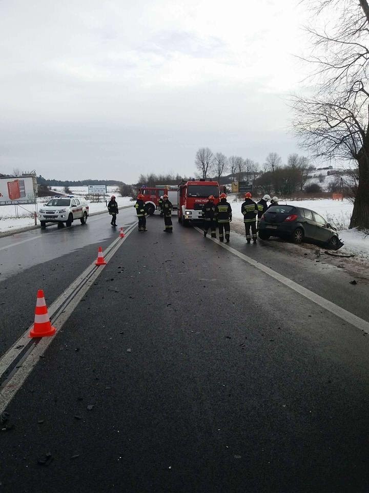 Wypadek w Białym Kościele, jedna osoba została ranna [ZDJĘCIA]