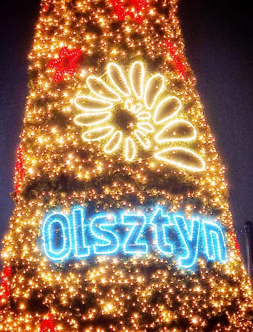 Świąteczna iluminacja Olsztyna. Tak prezentuje się Rynek...