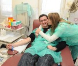 Walentynkowa akcja oddawania krwi w Opolu