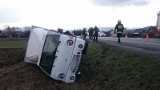 Wypadek w Łososinie Dolnej. Dwaj kierowcy w szpitalu [ZDJĘCIA]
