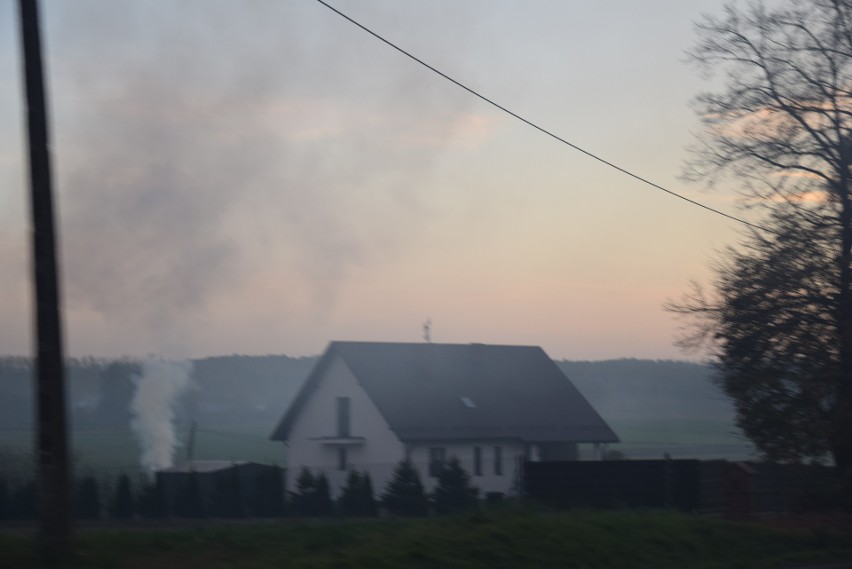 Dymiące kominy w Skale sprawiają, że w powietrzy są...