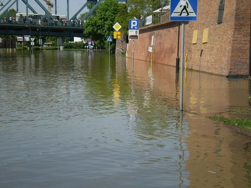 Powódź w Toruniu - zdjęcia Czytelniczki