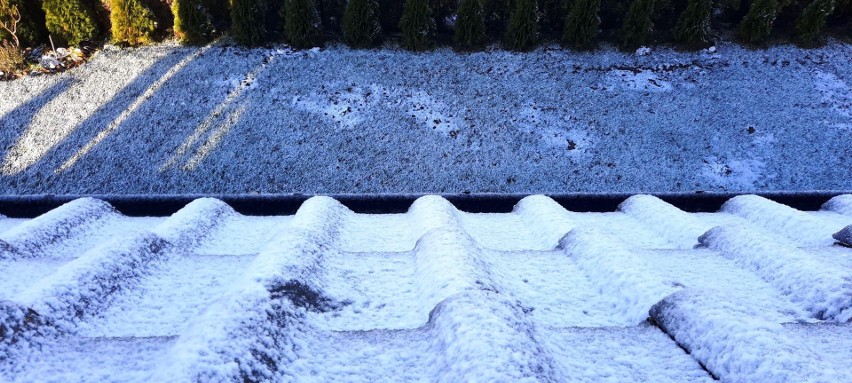 Pierwszy śnieg na Kaszubach. Biało i słonecznie [ZDJĘCIA]