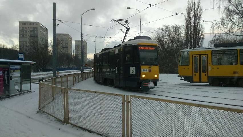 Tramwaje na pętli Pomorzany