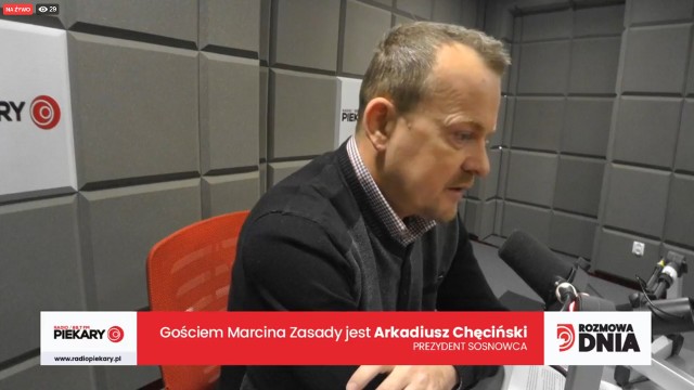 Arkadiusz Chęciński, prezydent Sosnowca