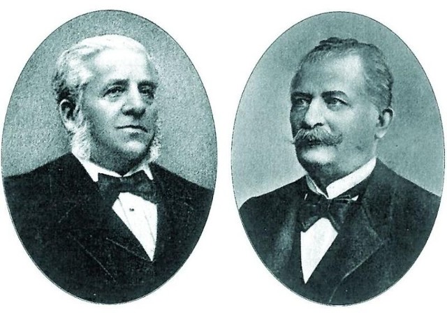 Założyciele H&V Joseph Herzfeld (1832-1898) i Carl Victorius (1832-1906).