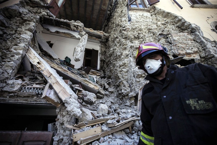 Trzęsienie ziemi we Włoszech. Największe straty w Amatrice....