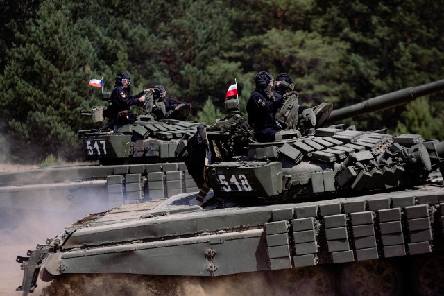 Polskie i czeskie czołgi biorą udział w wojnie na Ukrainie