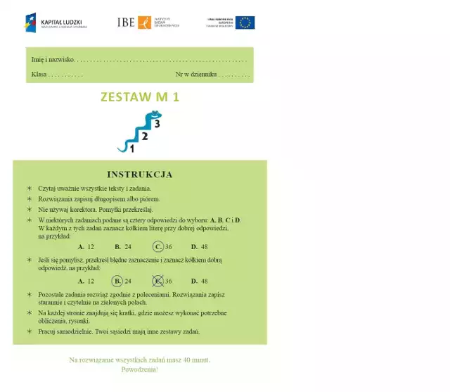 OBUT 2013 - MATEMATYKA - ARKUSZ