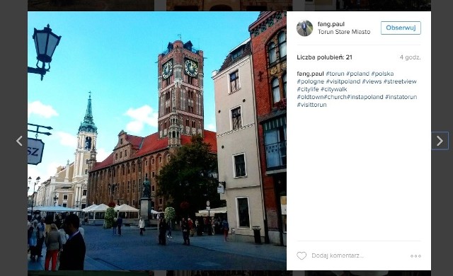 Użytkownicy Instagrama uwiecznili toruński schyłek lata. Wybraliśmy dla Was zdjęcia, które zachwyciły nas najbardziej.Zobacz również: Bella Skyway w Toruniu