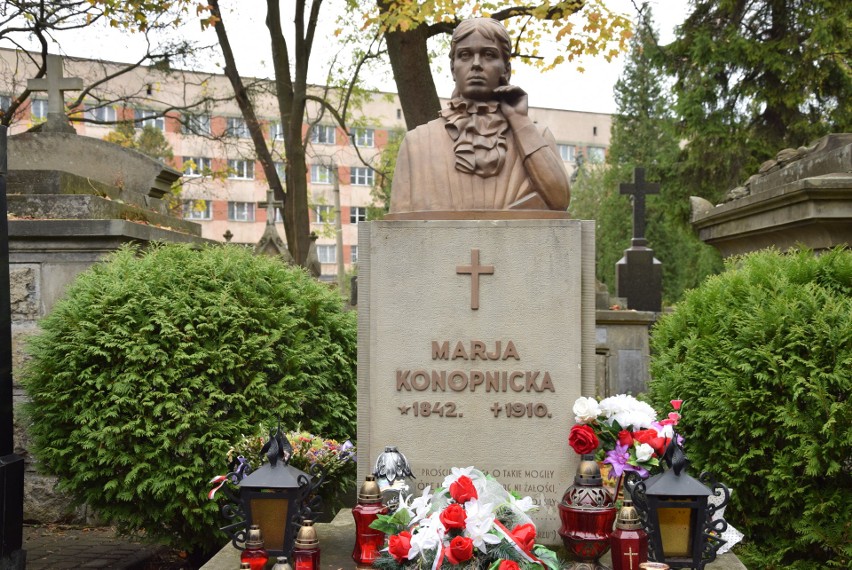Dziennikarze i bibliotekarze porządkowali groby na cmentarzach Łyczakowskim i Janowskim