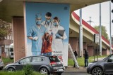 Gdańsk. Mural wyrażający wdzięczność dla pracowników ochrony zdrowia już gotowy [wideo, zdjęcia]