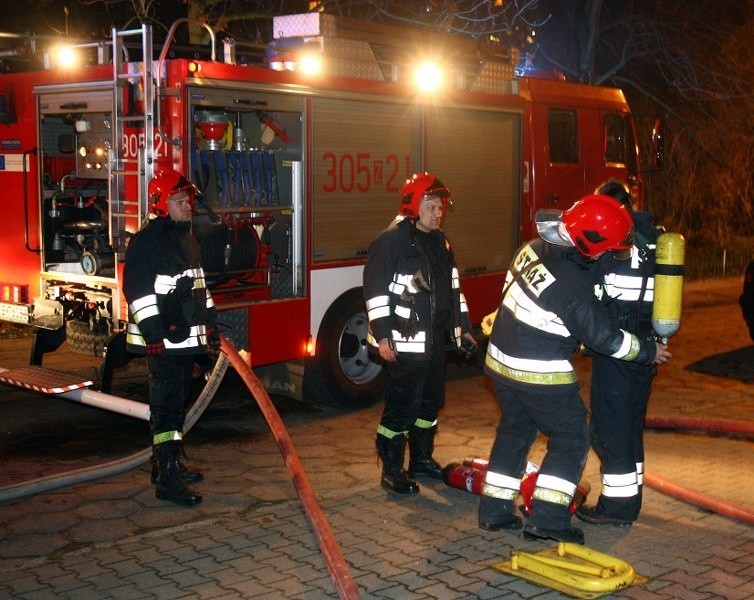 Pożar wieżowca przy Cyryla i Metodego w Szczecinie