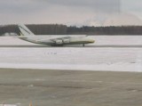 Port Lotniczy w Gdynia Kosakowo. Olbrzymi samolot transportowy Antonov An-124 "Rusłan" wylądował na lotnisku w Kosakowie [zdjęcia, wideo]