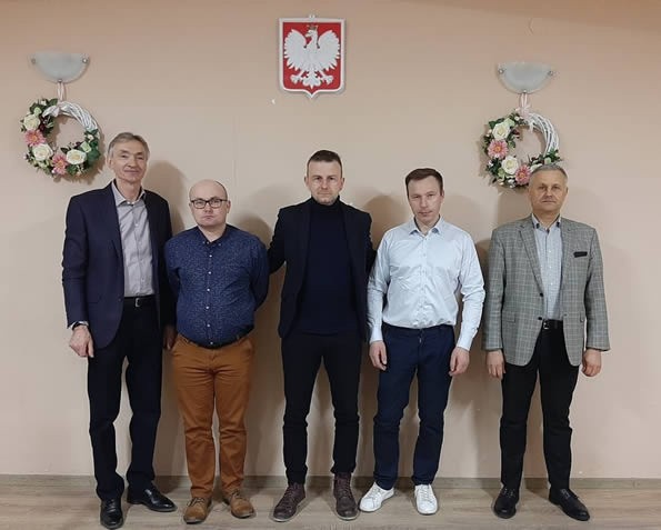 Nowy zarząd KPR Razem, od lewej: Wiesław Pabjańczyk, Łukasz...