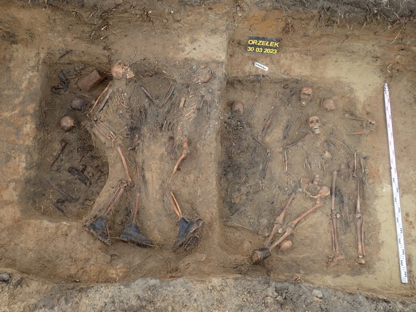 W Orzełku odkopano szczątki żołnierzy poległych w 1945 r.