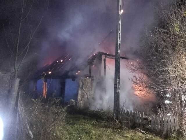 Pożar w Sławsku. Spalił się cały budynek mieszkalny
