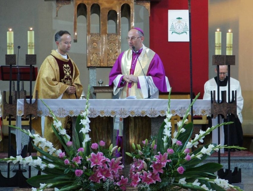 O. Daniel Pliszka i prymas Polski, Wojciech Polak podczas...