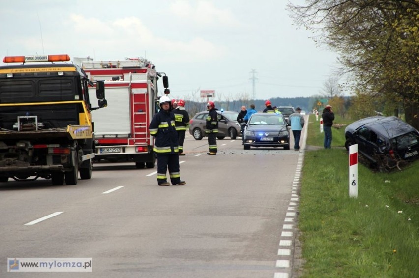 Jeziorko. Wypadek na trasie Łomża - Jedwabne