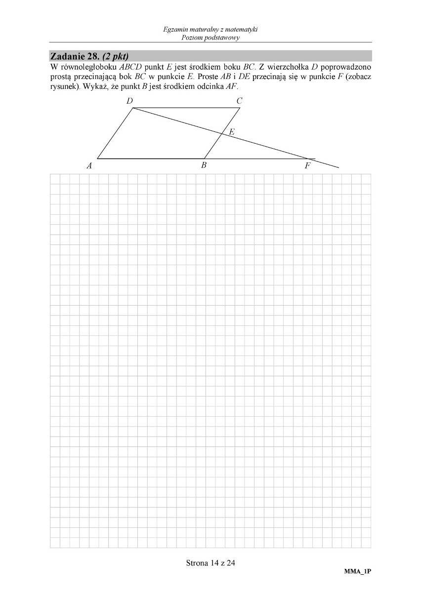 Matura POPRAWKOWA MATEMATYKA 2018: Ciągi i...