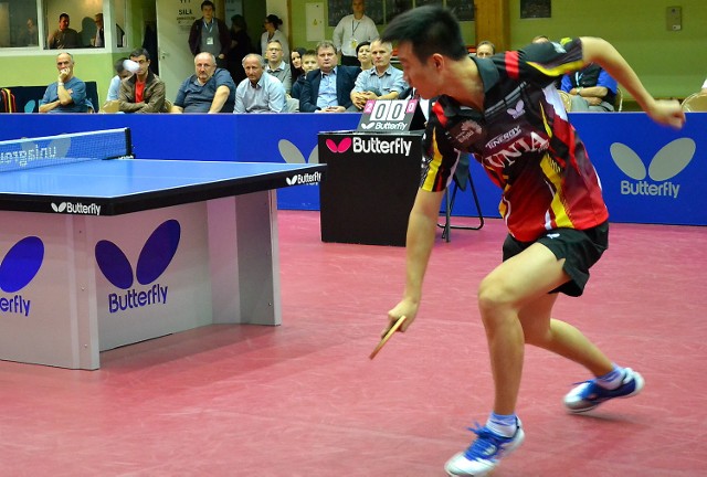Wang Yang był liderem Olimpii-Unii Grudziądz w meczu z Odrą Głoską Metraco Miękinia. Zdobył dwa punkty.