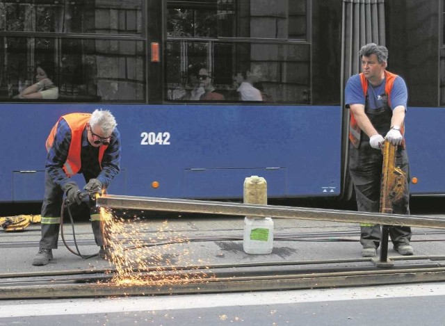 Pasażerowie tramwajów powinni przyzwyczaić się do takich widoków