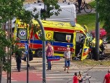Wypadek karetki, ratownicy medyczni w szpitalu! ZDJĘCIA