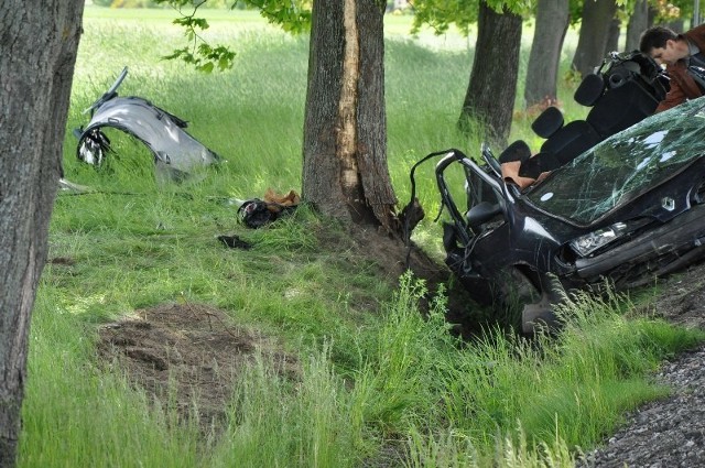 Tragiczny wypadek na drodze krajowej nr 43 w Jaworku (gm. Rudniki).